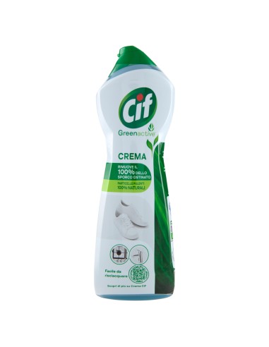 Cif Greenactive Creme Stark gegen Fett und Schmutz, für glänzende Sauberkeit