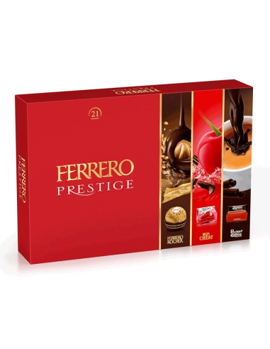 Ferrero Prestige 21pz - 246 gr - Spedizione gratuita consegnata in EUROPA e UK