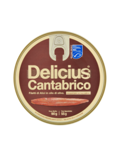 Delicius Filetti di Alici del Cantabrico in latta - 90 gr