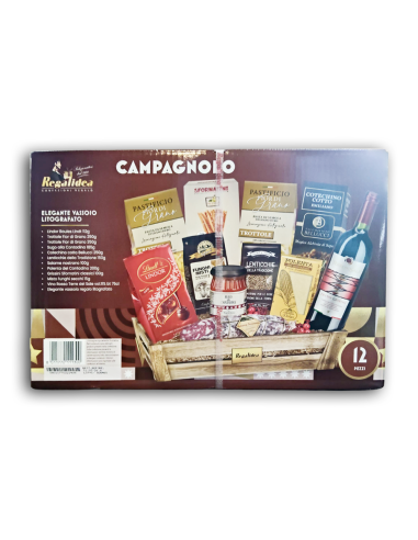 Regalidea Gift Basket Countryside - 11 pcs - Free shipping delivered to EUROPE and UK