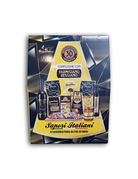 Regalidea Italian Flavors Pack with Parmigiano Reggiano - 10 pcs - Free shipping delivered to EUROPE and UK