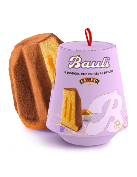 Bauli Baileys Pandoro - 750 gr - Gratis verzending naar Europa en Groot-Brittannië