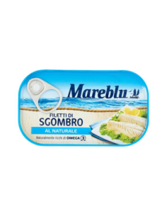 Mareblu Filetti Di Sgombro al Naturale - 90 gr