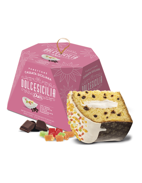 Dais Panettone à la Cassata sicilienne - 800 gr - Livraison gratuite en EUROPE et au Royaume-Uni