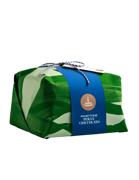 Fiasconaro Panettone Poire et Chocolat - 1 kg - Livraison gratuite en EUROPE et au Royaume-Uni
