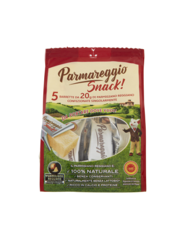 Parmareggio Snack mini barrette - 5 x 20 gr