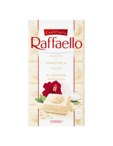 Barre de Chocolat Raffaello Saveur Unique Coco et Amande