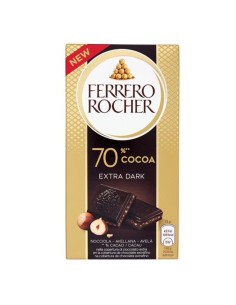 Tavoletta Ferrero Rocher 70 Cacao Sapore intenso e Morbidezza Unica