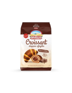 Divella Croissant doppia sfoglia Cioccolato - 225 gr