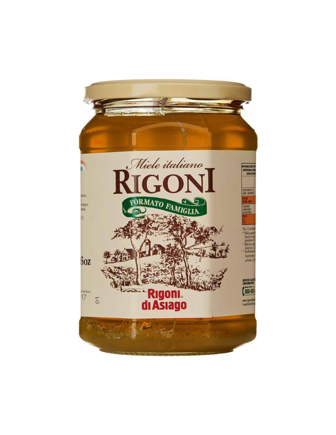 Italienischer Rigoni di Asiago Honig Natürliche Süße Nährstoffreich