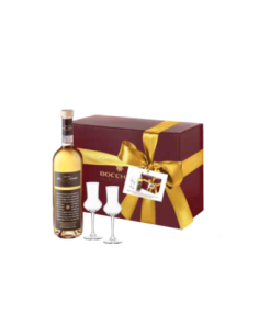 Bocchino Grappa tradizione Barrique + 2 bicchieri - 70 cl