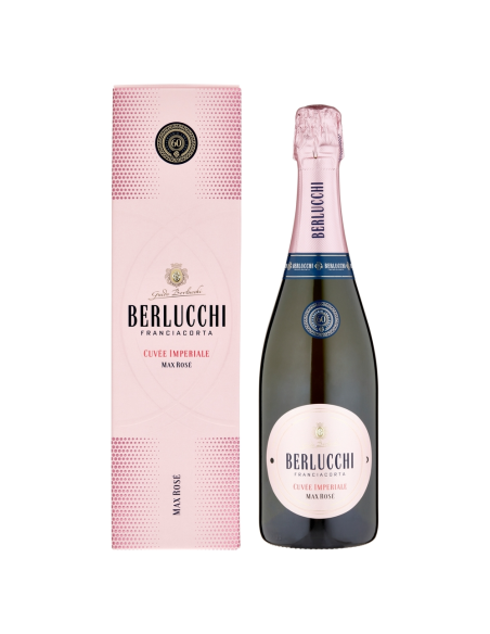 Berlucchi Cuvee Imperiale Max Rose DOCG - 75 cl - Free shipping delivered to EUROPE and UK