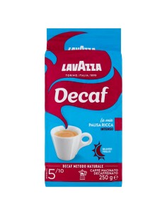 Lavazza Café Moulue Dek Intenso - 250 gr - Livraison gratuite en EUROPE et au Royaume-Uni