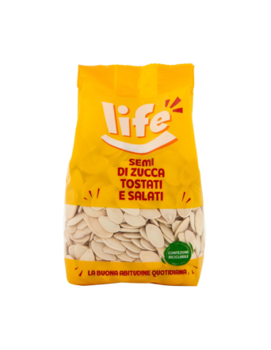 Life Semi di Zucca Tostati e Salati - 250 gr