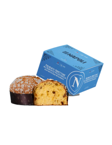 Artisanal SSC Napoli Panettone Indulge in Rich Vesuvian Apricot Flavor