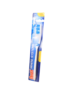 Omax White System Medium Tandenborstel Effectieve Reiniging, Beschermt Glazuur Tandvlees