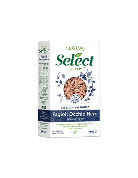 Select Fagioli Occhio Nero - 400 gr