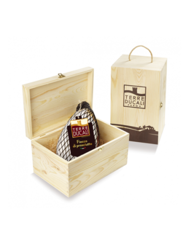 Terre Ducali Fiocco di Prosciutto in cassetta di legno - ca. 2.2 kg