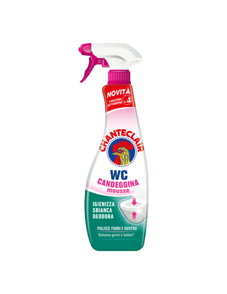 Chanteclair Toilet Foamy Bleach Deep Cleansing, Antibacterial Bathroom Cleaner