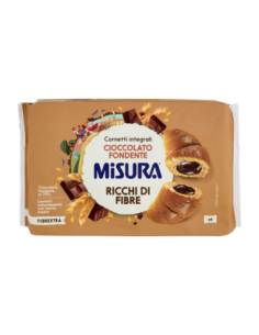 Misura Cornetti Fibrextra con Cioccolato Fondente - 308 gr