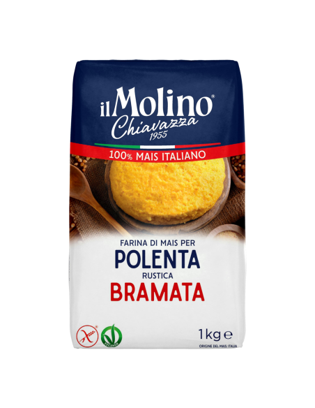 Polenta Bramata Molino Chiavazza Tradition Italienne Repas Sain