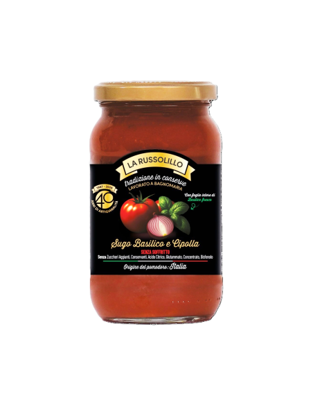 La Russolillo Sugo Basilico e Cipolla - 350 gr