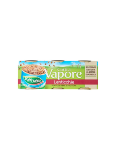 Valfrutta Lenticchie Cotte al Vapore - 3x150 gr