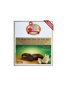 M.Greco Torroncini di Fichi ricoperti di cioccolato fondente - 200 gr