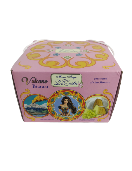 Di Costa Vulcano Bianco con crema al Vino Moscato - 750 gr