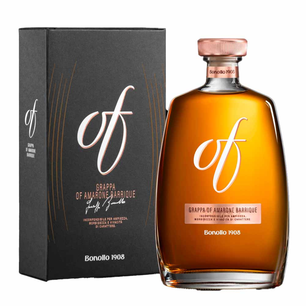 Bonollo Of Grappa Amarone Barrique - 70 cl - Free shipping