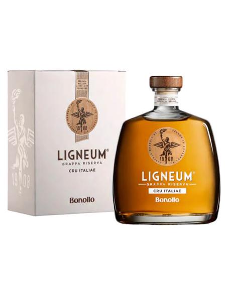Bonollo Grappa Ligneum Cru Italiae, Aromenreichtum und Eleganz