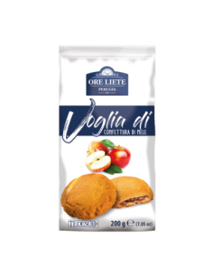 Ore Liete Biscotti farciti con confettura di Mela - 200 gr