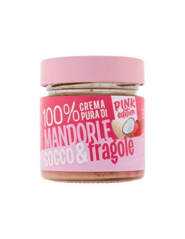 Crema 100% pura di Mandorle Cocco e Fragole - 175 gr