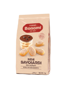 Bonomi Mini Savoiardi Biscuits Légers Idéaux pour Tiramisu