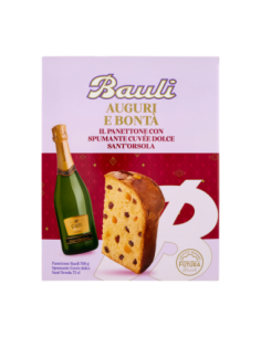Bauli Auguri e Bontà Panettone 700 gr + Spumante Sant'Orsola Cuvée Dolce