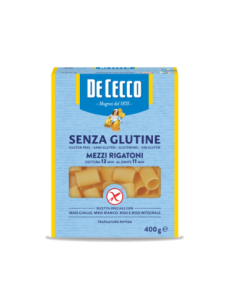 De Cecco 26 Mezzi Rigatoni senza glutine - 400 gr
