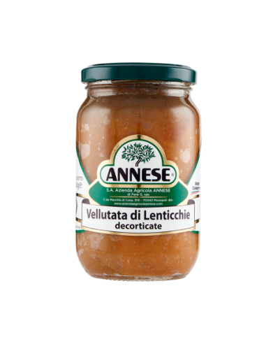 Annese Vellutata di Lenticchie decorticate - 360 gr