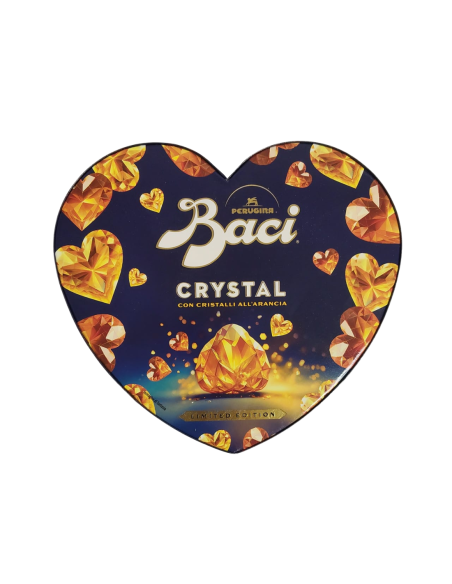 Baci Perugina Cuore Crystal con cristalli all'arancia - 87,5 gr