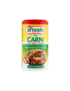 Ariosto Kruidenmix voor Vlees met Gejodeerd Zout 100% Natuurlijk - 80 g - Gratis verzending naar Europa en Groot-Brittannië