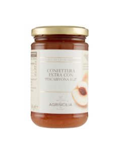 Agrisicilia Confettura extra con Pesca Bivona IGP - 360 gr