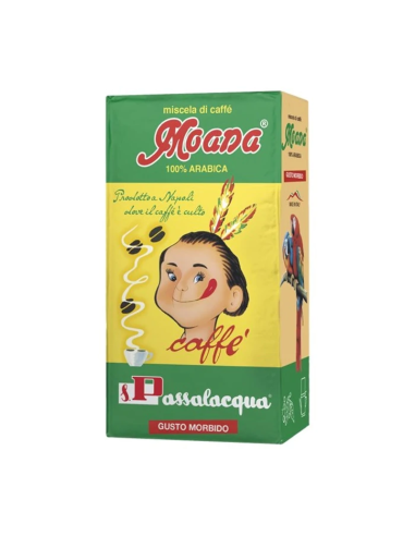 Passalacqua Moana Ground Coffee with Smooth, Sweet Aftertaste