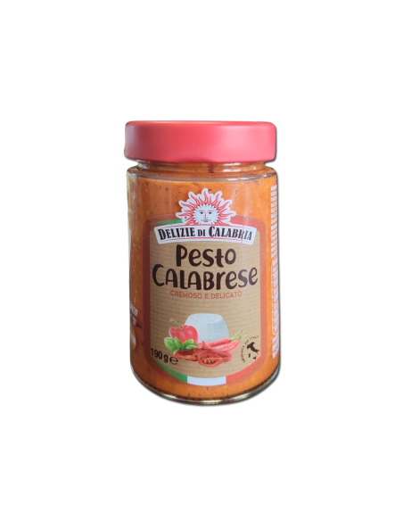 Delizie di Calabria Pesto alla Calabrese con Ricotta - 190 gr