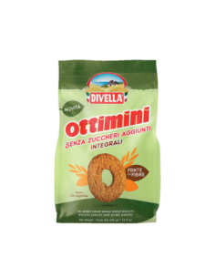 Divella Ottimini senza zuccheri aggiunti Integrali - 400 gr