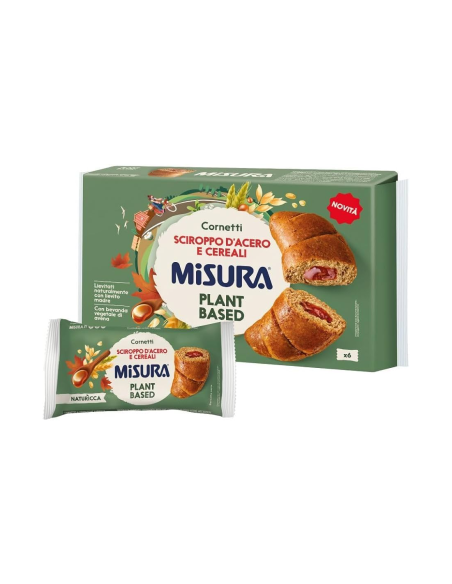 Misura Cornetti Plant Based Sciroppo d'Acero e Cereali - 298 gr