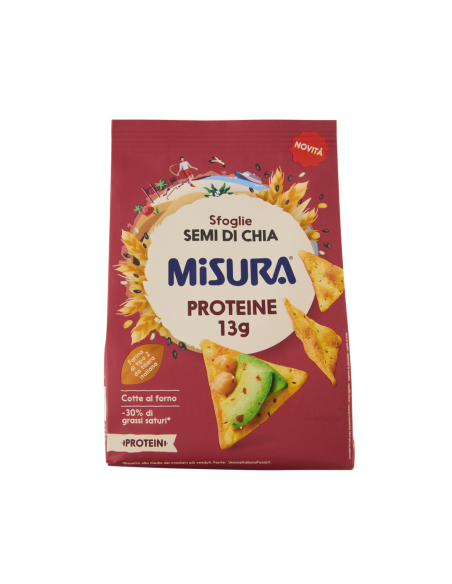 Misura Sfoglie Protein ai semi di Chia - 170 gr