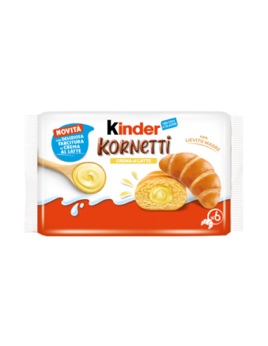 Kinder Kornetti Crema al Latte - 270 gr