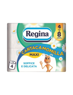 Regina Cartacamomilla Maxi Soffice e Delicata - 4 pz