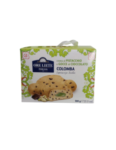 Ore Liete Mini Colomba con crema Pistacchio e gocce di Cioccolato - 100gr