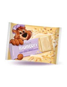 Bauli Biancorì snack di Cioccolato bianco con riso croccante 5 pz - 110g