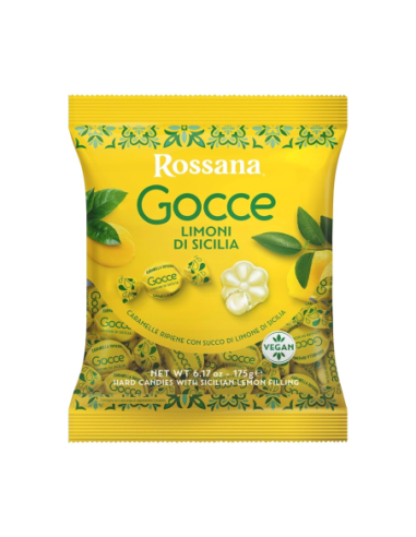 Rossana Caramelle Gocce di Limoni di Sicilia - 175 gr